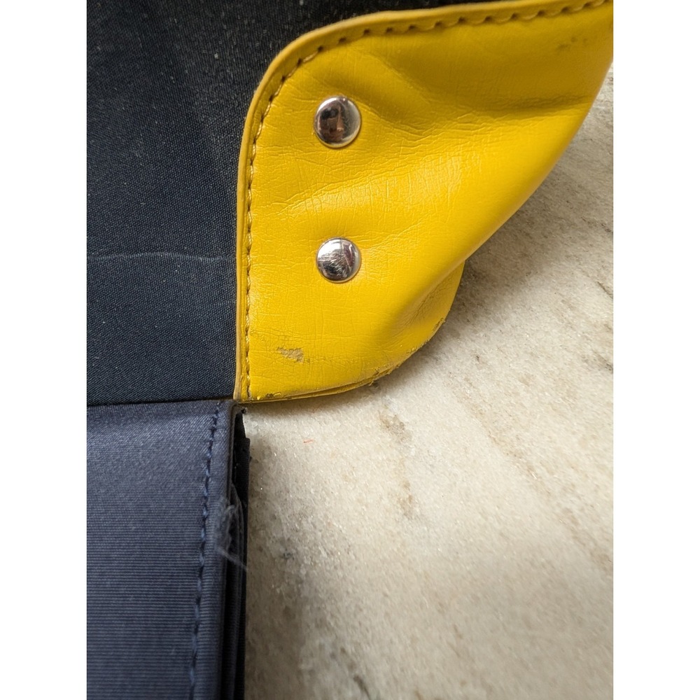 WVU Mountaineers Tote & Wallet West Virginia University Blue & Gold - Picture 6 of 7